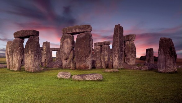 Picture of Stonehenge sunset