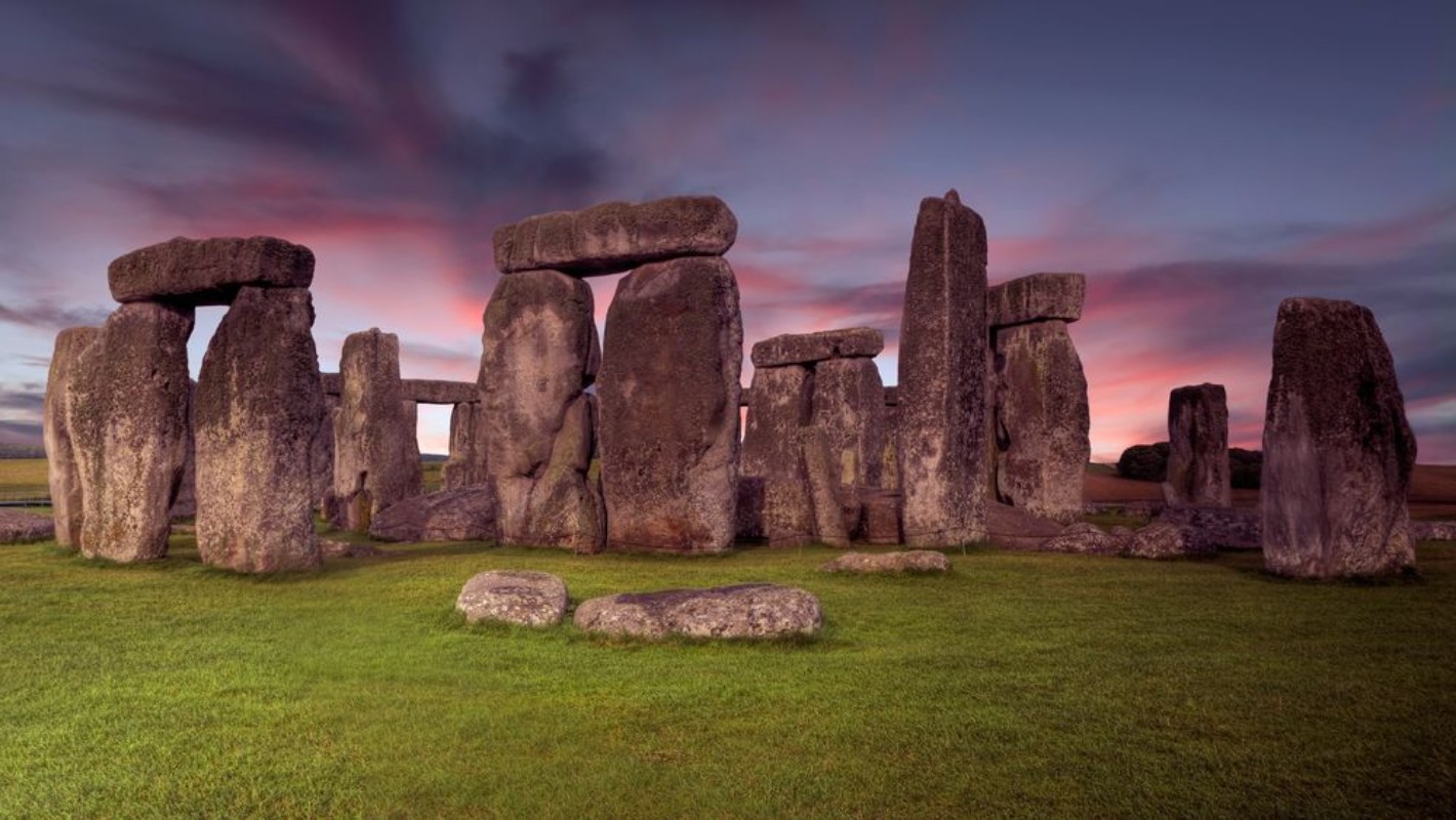 Picture of Stonehenge sunset