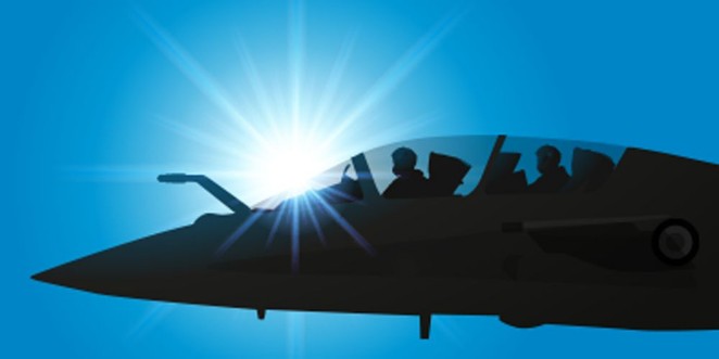 Bild på AVION DE CHASSE-Cockpit 2 pilotes