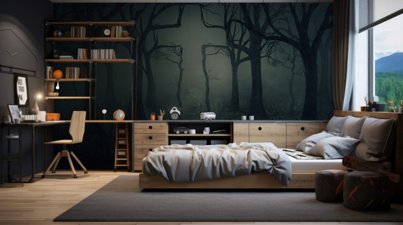 Picture of Forest and cross