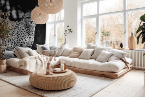 Afbeeldingen van Cheetah in Black and White at the National Zoo in Washington DC