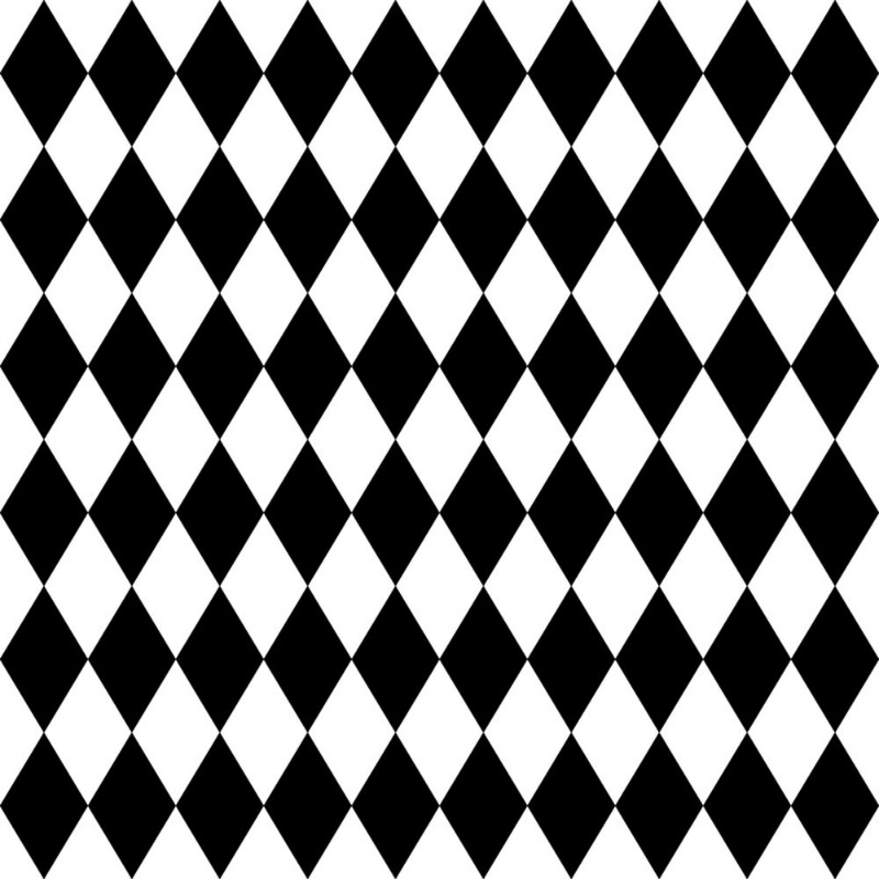 Picture of Seamless harlequin pattern-black and white