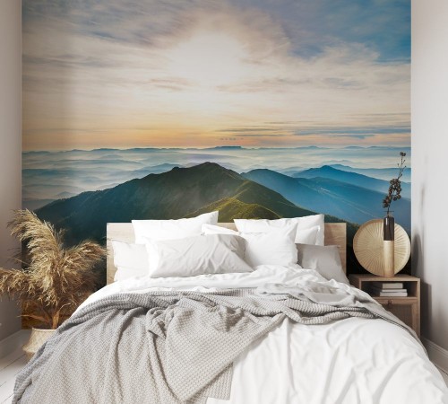 Picture of Mountain landscape at sunset