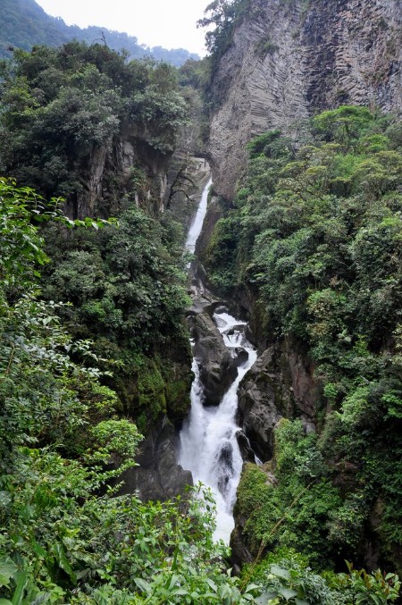 Picture of Waterfall in Banos Santa Agua Ecuador