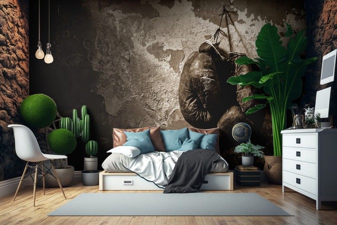 Afbeeldingen van Gamla boxhandskar