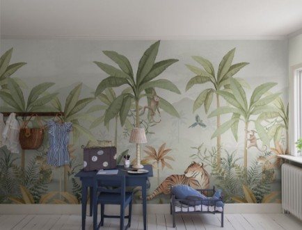 Wild Jungle Mural - 6945 wallpaper Boråstapeter