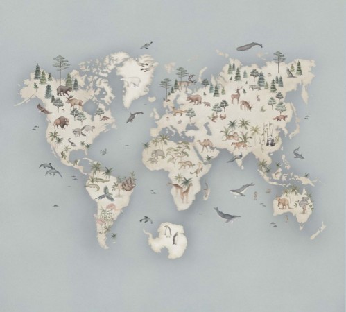 Little Explorer Mural - 6946 wallpaper Boråstapeter