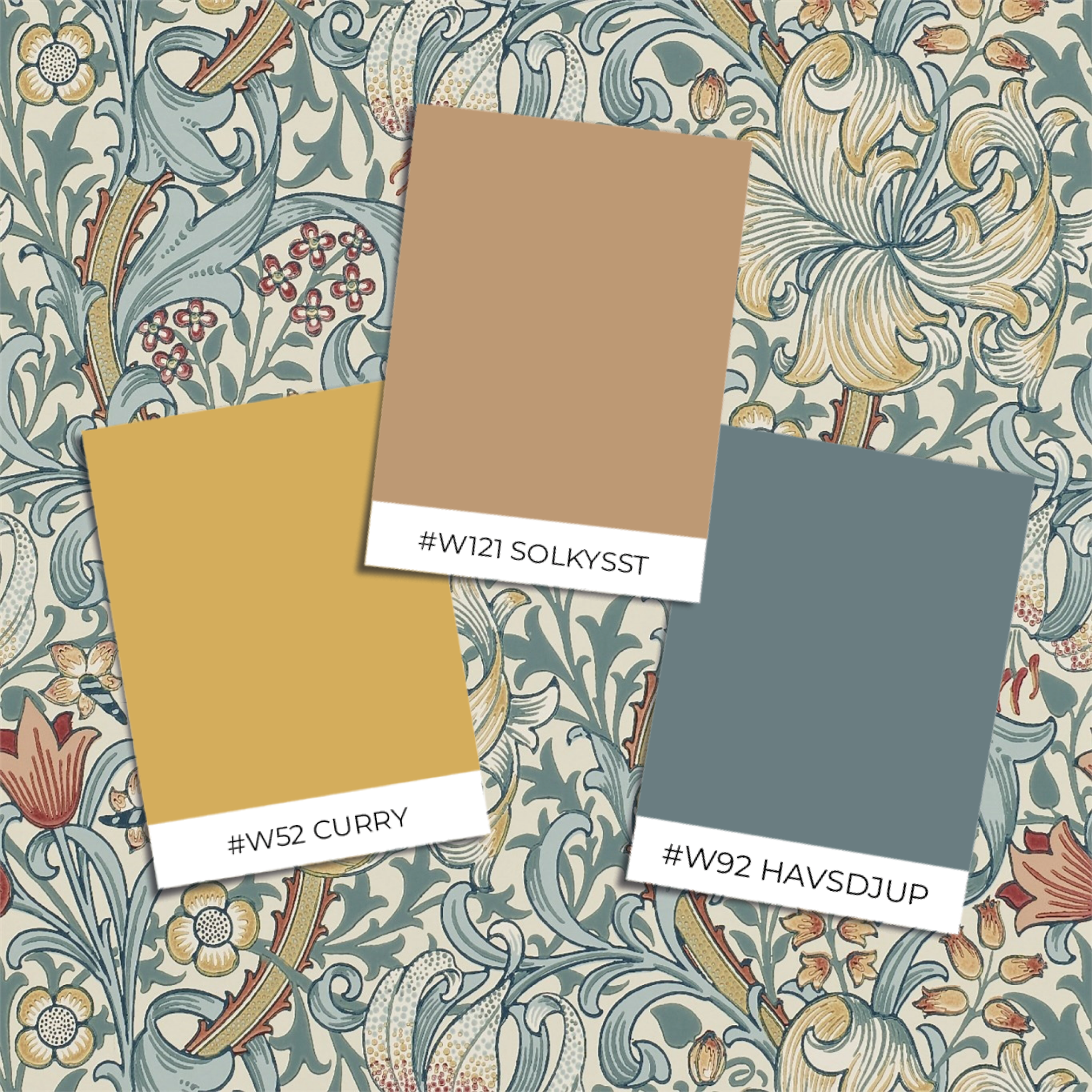 Afbeeldingen van Färgsättning Golden Lily Slate/Manilla - 210401 - 00325-01