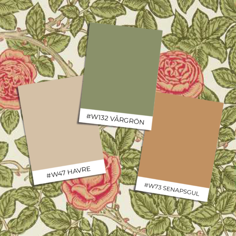 Picture of Farvesammensætning - Rambling RoseTwining Vine - MEWW217207 - 03607-01