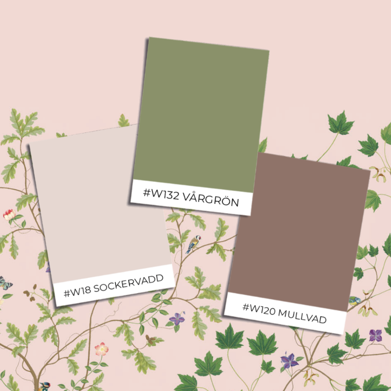 Picture of Farvesammensætning - Sycamore & Oak Wild Rose - DABW217213 - 03646-01