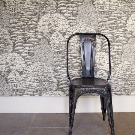 Picture of Färgsättning Woodland Toile Ivory/Charcoal - DWOW215716 - 03687-01