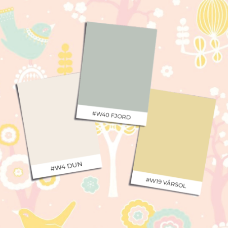 Afbeeldingen van Färgsättning KÖRSBÄRSDALEN ROSA - 102-05 - 02816-01