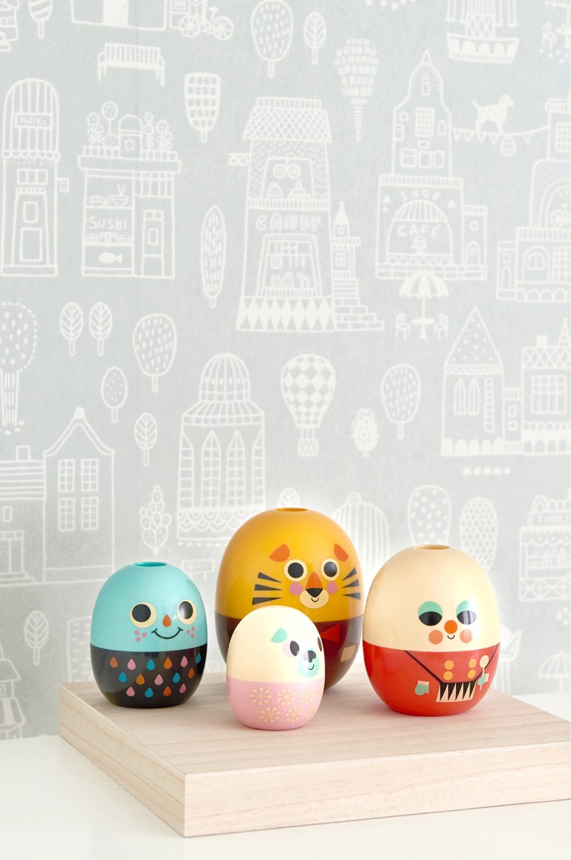 Image de Coloration - Small Town Grå -  118-01 - 03527-01