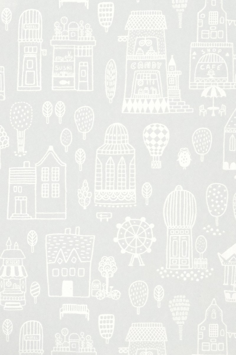 Image de Coloration - Small Town Grå -  118-01 - 03527-01