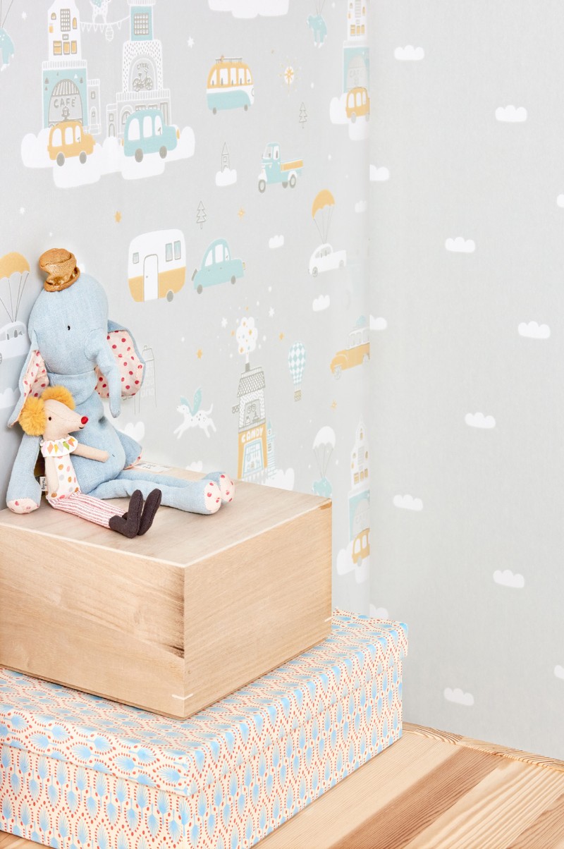 Picture of Coloring - ABOVE THE CLOUDS SOFT GREY - 131-01 - 01613-01