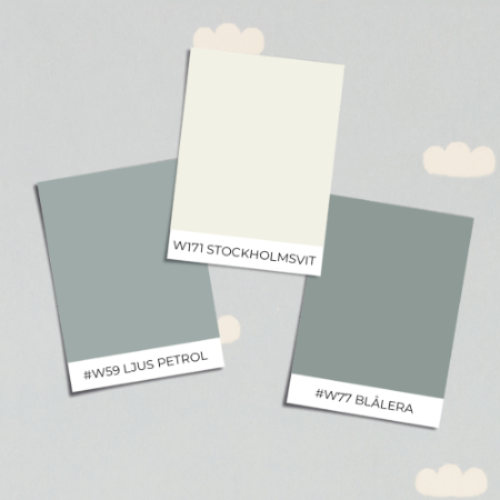 Picture of Farvesammensætning - DREAMY CLOUDS DUSTY BLUE - 132-02 - 03522-01