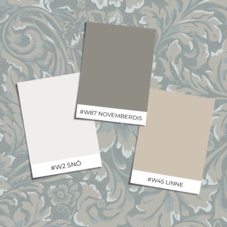 Afbeeldingen van Färgsättning Idun Gråblå - 03974-01