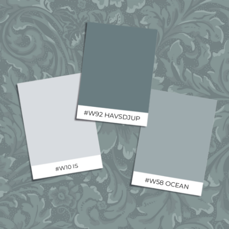 Afbeeldingen van Färgsättning Idun Blå - 03975-01