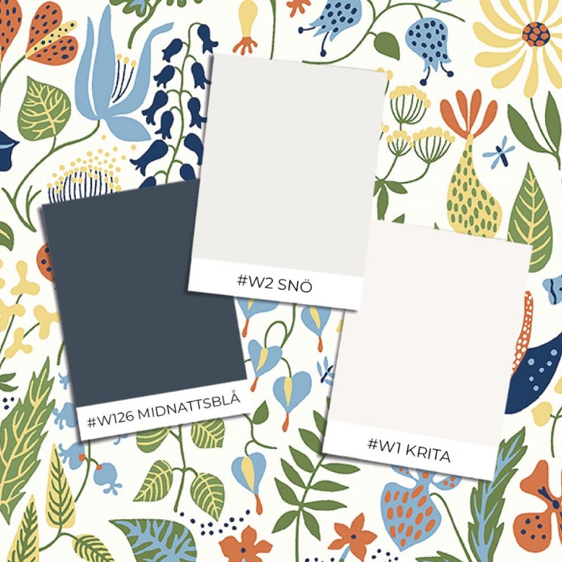 Stig Lindberg Herbarium - 1978 wallpaper Boråstapeter