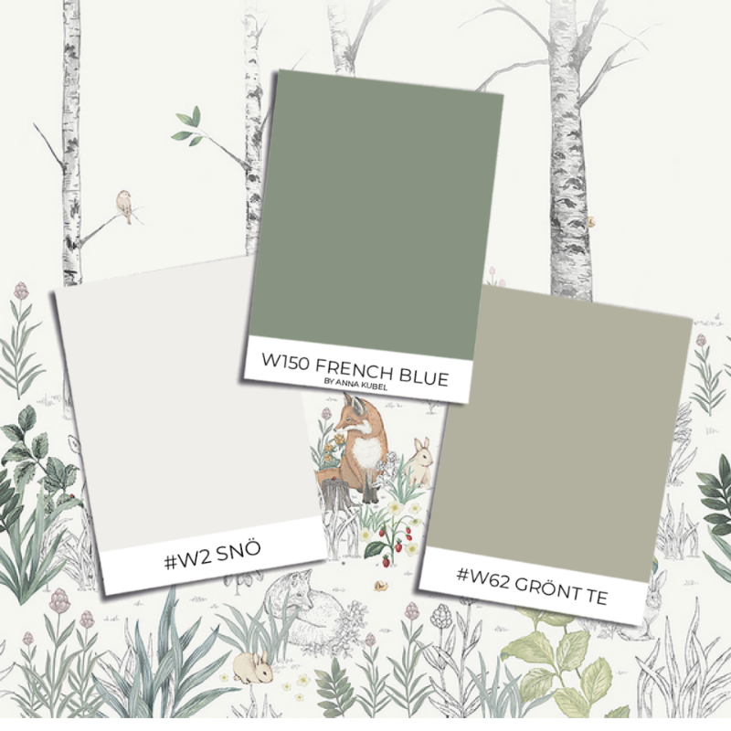 Afbeeldingen van Kleurcombinatie - Magic Forest Mural - 7481 - 00057-01