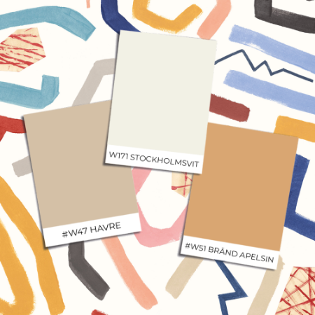 Picture of Farvesammensætning - Squiggle Lapis & Honey  - ABS50126W - 03757-01