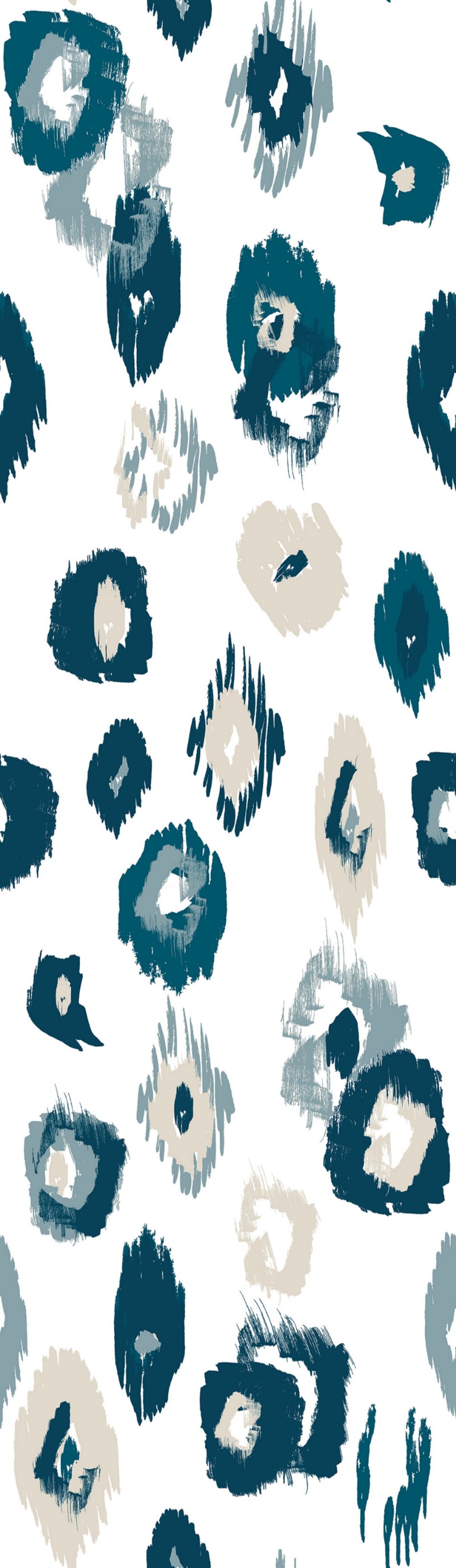 Picture of Farvesammensætning - Animal Ikat  Wilderness White & Serpentine  - WLD53118W - 03746-01