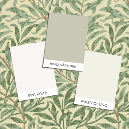 Willow Boughs Green - 210490 wallpaper William Morris