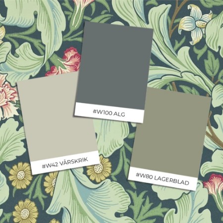 Leicester Woad/Sage - 212541 wallpaper William Morris