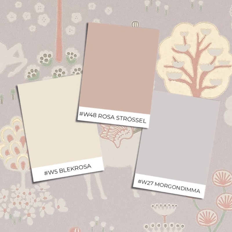 TRUE UNICORNS LILA - 116-04 wallpaper Majvillan