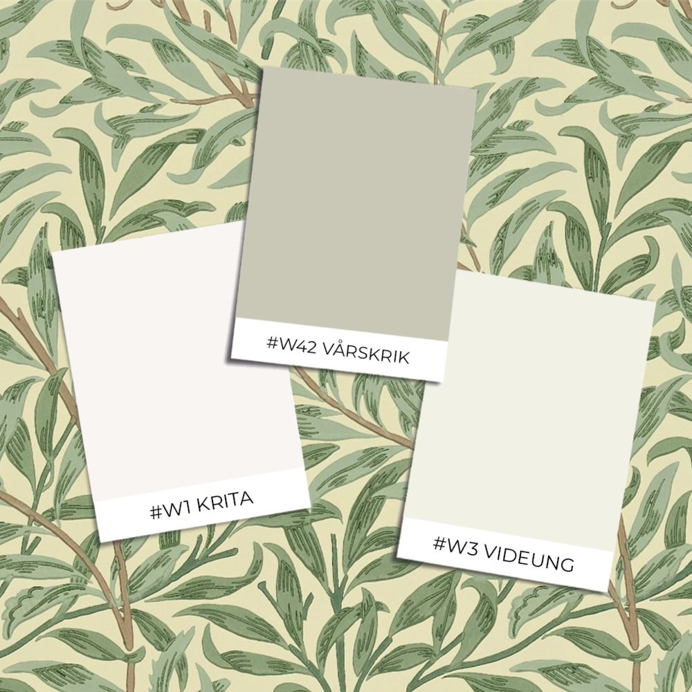 Willow Boughs Green - 210490 wallpaper William Morris