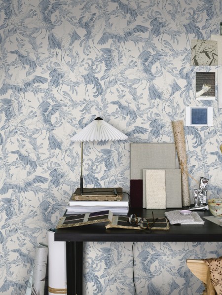 Dancing Crane - 3129 wallpaper Boråstapeter