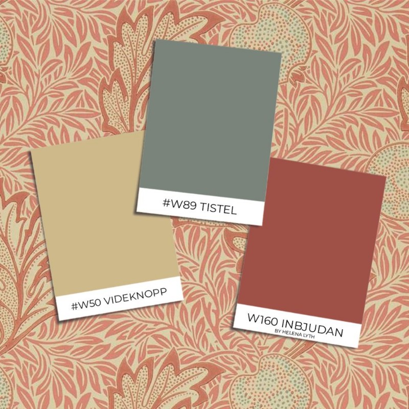 Apple Rust Gold - 216688 wallpaper William Morris