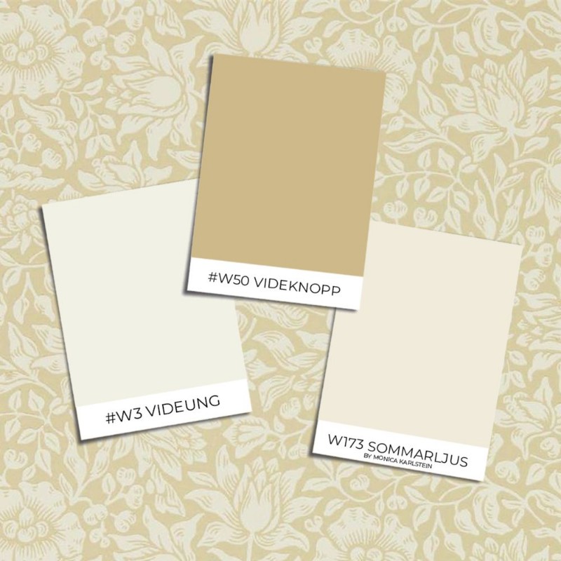 Mallow Soft Gold - 216677 wallpaper William Morris