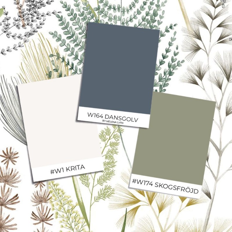 Summer Ferns Earth Organic  - JRD50106W wallpaper Ohpopsi