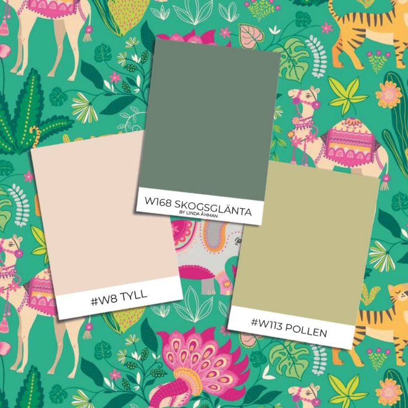 Samba Safari Emerald Twist - WGU50136W wallpaper Ohpopsi