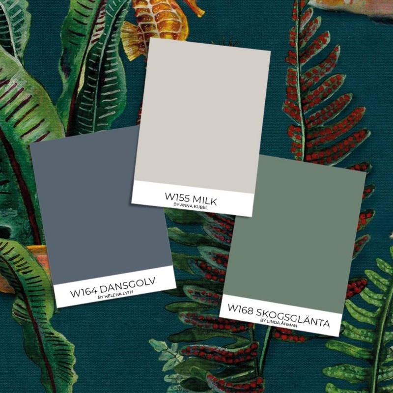 Bank of Fish Lagoon - 9500022N wallpaper Coordonné