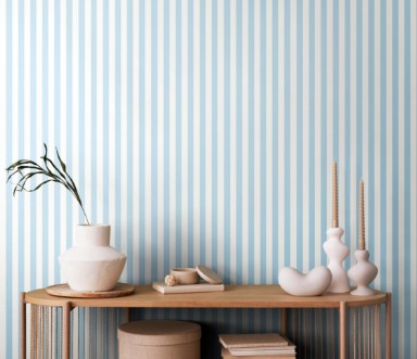 Candy Stripe Baby Blue - SIS50122W wallpaper Ohpopsi