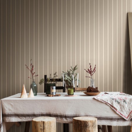Candy Stripe Parchment - SIS50125W wallpaper Ohpopsi