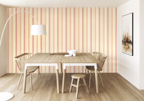 Ribbon Mix Stripe Spice - SIS50127W wallpaper Ohpopsi