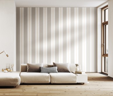 Wide Multi Stripe Stone - SIS50137W wallpaper Ohpopsi