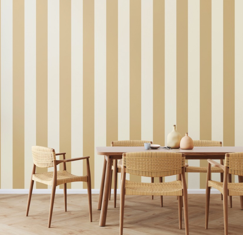 Wide Stripe Sand - SIS50148W wallpaper Ohpopsi
