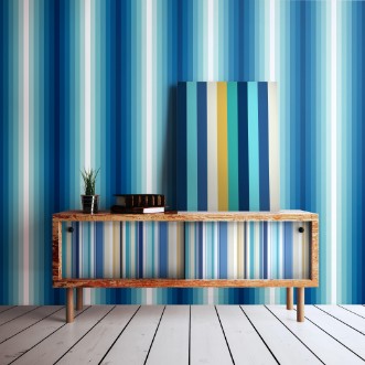 Rainbow Bloc Cobolt Mix - STR50119W wallpaper Ohpopsi