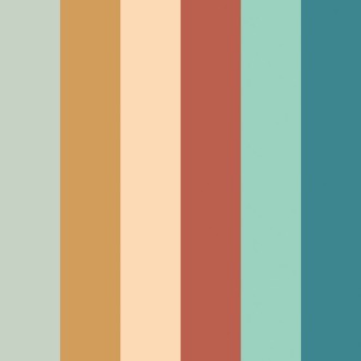 Rainbow Bloc Teal Mix - STR50121W wallpaper Ohpopsi