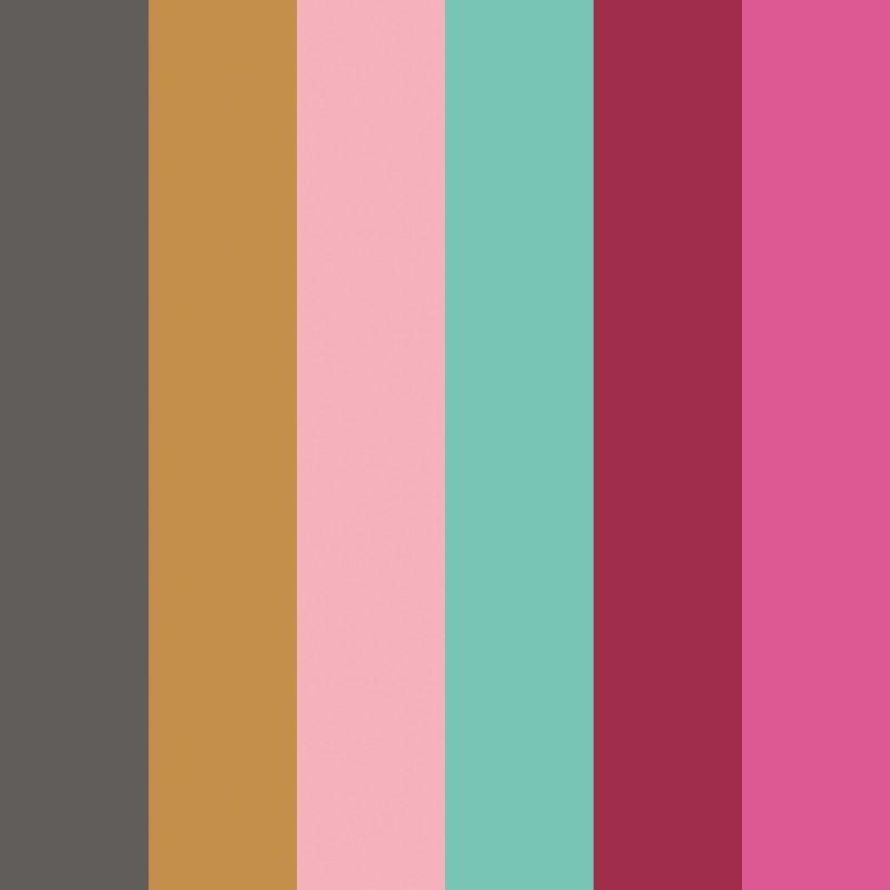 Rainbow Bloc Hot Magenta - STR50122W wallpaper Ohpopsi