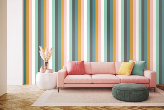 Rainbow Bloc Carnival Pop - STR50123W wallpaper Ohpopsi