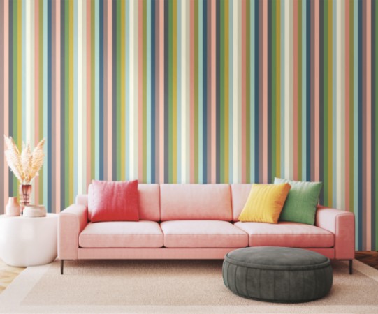 Candy Kaleidoscope Earth Twist - STR50138W wallpaper Ohpopsi