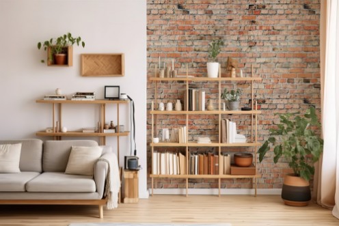 Brick wall photowallpaper Scandiwall