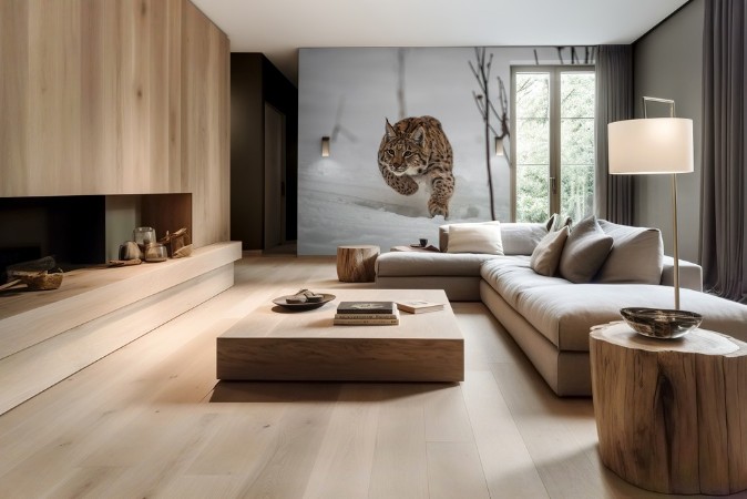 Lynx photowallpaper Scandiwall