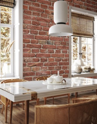 Brick Wall Background photowallpaper Scandiwall