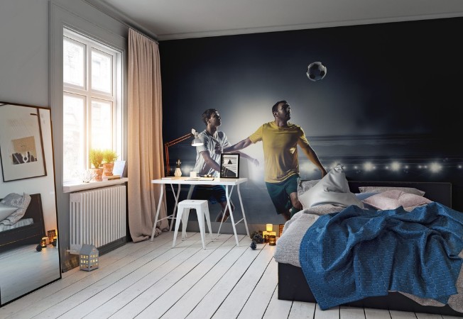 Football hottest moments photowallpaper Scandiwall